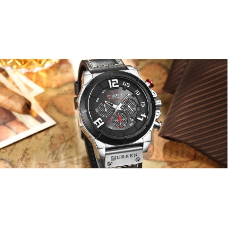 Casual Leather Men's Watch Stylish 1 CN
